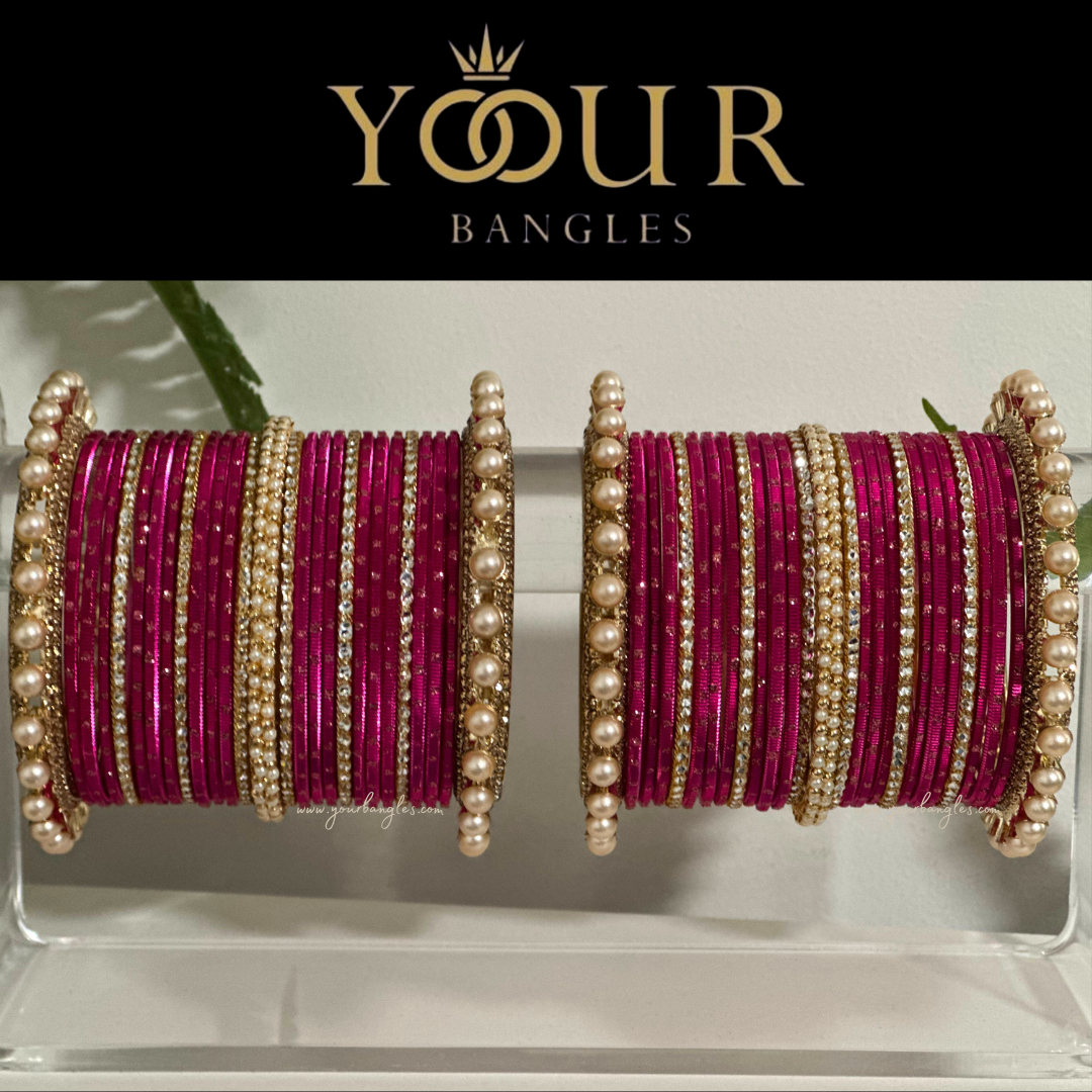 Hot Pink Bangle Set