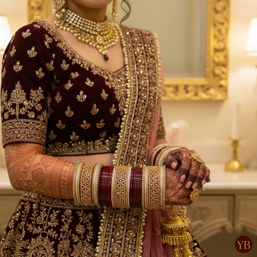 Regal Collection: Heritage Bridal Choora - Grandeur Blossom
