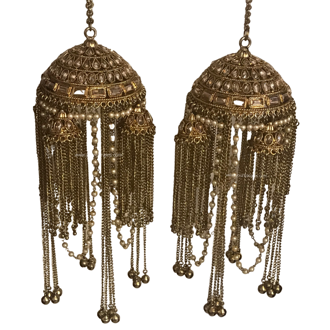 KHUSHI Antique Gold Kaleere