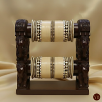 Regal Collection: Heritage Bridal Choora - Ivory Serenity