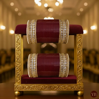 Regal Collection: Heritage Bridal Choora - Golden Bloom