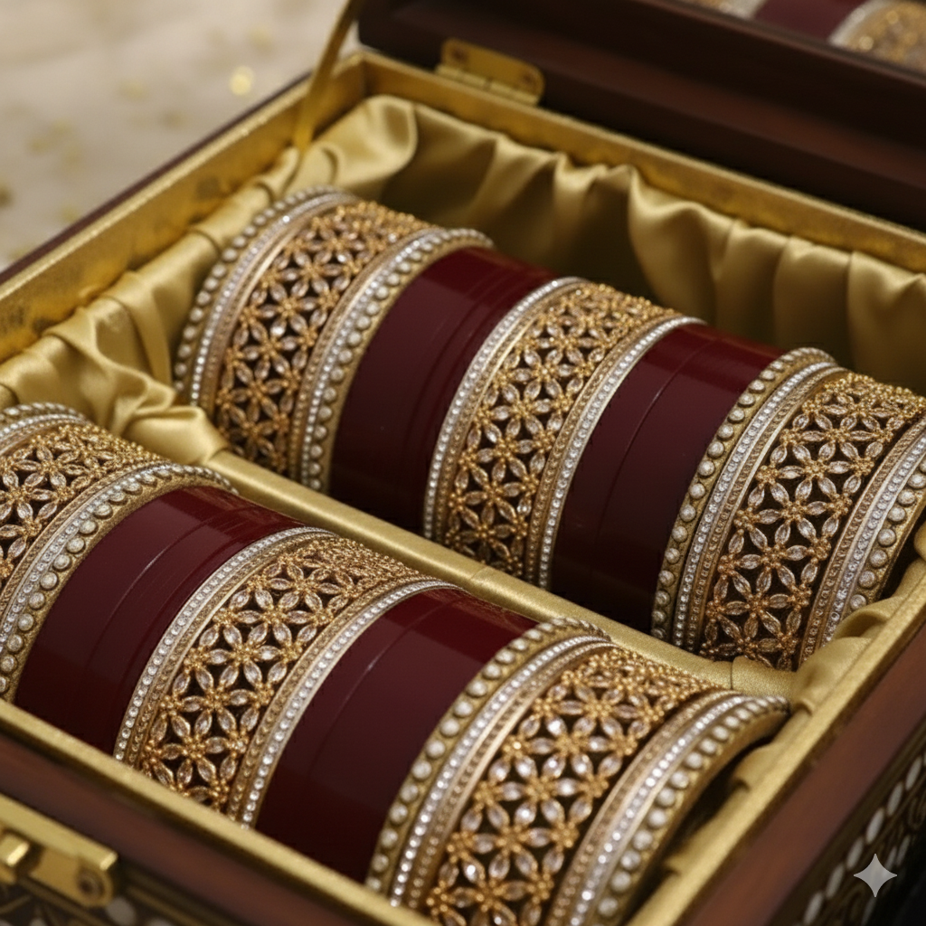 Regal Collection: Heritage Bridal Choora - Grandeur Blossom