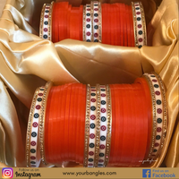 Regal Collection: Heritage Bridal Choora - Marigold