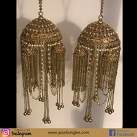KHUSHI Antique Gold Kaleere