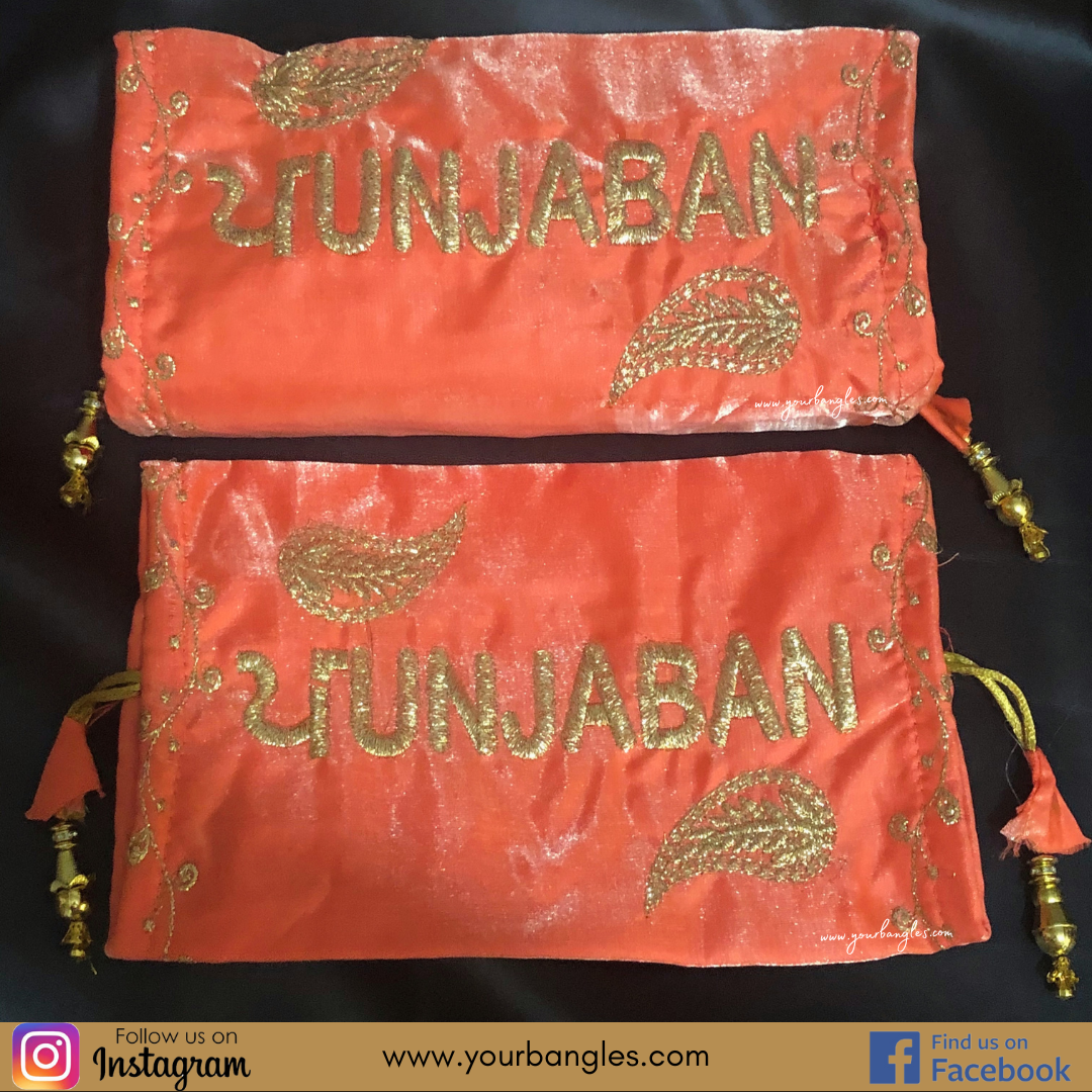 Peach Choora Cover - (Design: PUNJABAN)