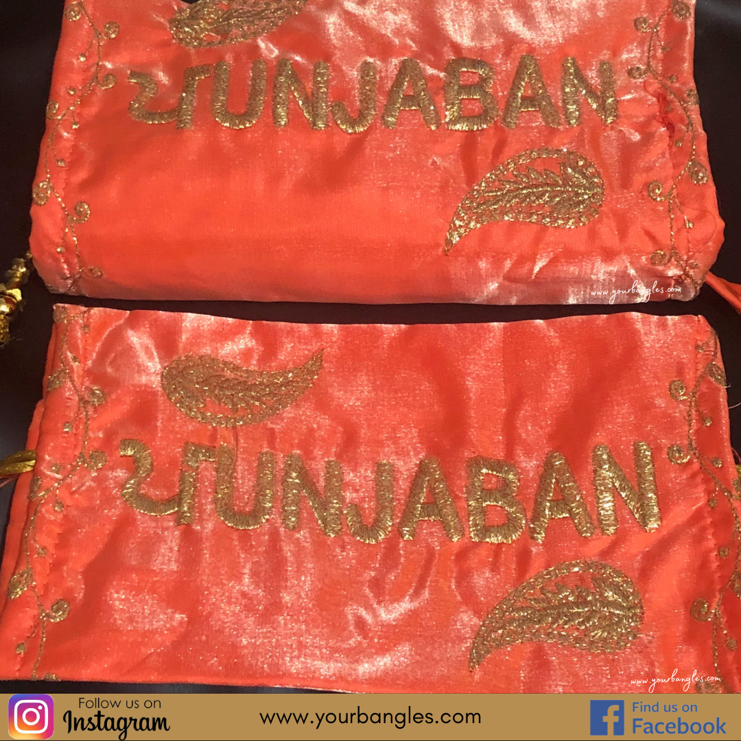 Peach Choora Cover - (Design: PUNJABAN)