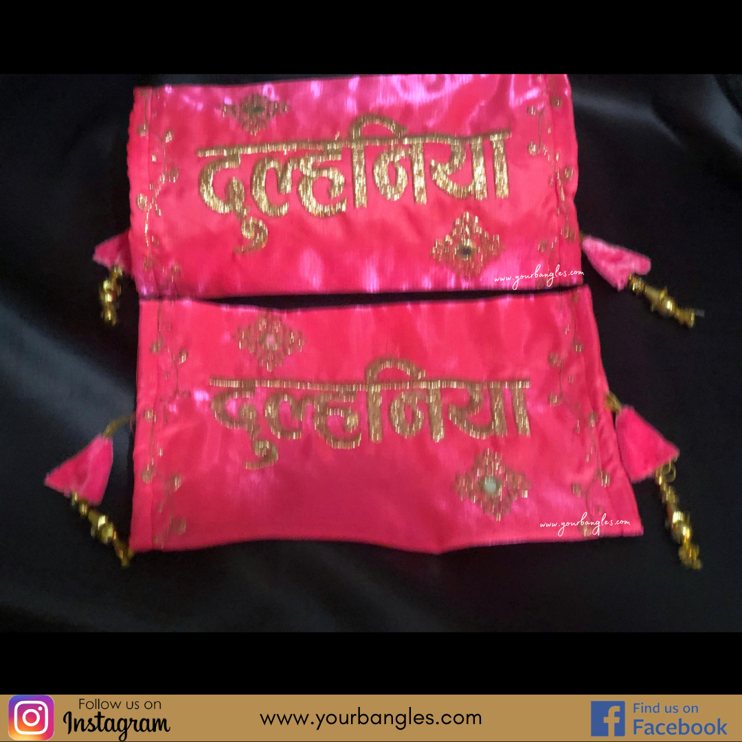 Pink Choora Cover - (Design: DULHANIA)