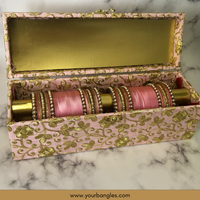 Maharani Collection: Timeless Bridal Choora - Ombre Rose Petal