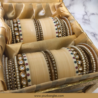 Regal Collection: Heritage Bridal Choora - Ivory Serenity