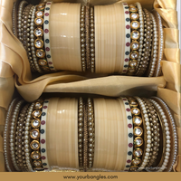 Regal Collection: Heritage Bridal Choora - Ivory Serenity