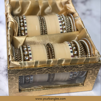 Regal Collection: Heritage Bridal Choora - Ivory Serenity