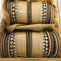 Regal Collection: Heritage Bridal Choora - Ivory Serenity
