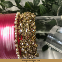 Maharani Collection: Timeless Bridal Choora - Fuchsia Radiance