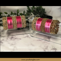 Maharani Collection: Timeless Bridal Choora - Fuchsia Radiance