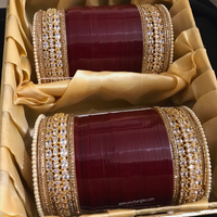 Regal Collection: Heritage Bridal Choora - Golden Bloom