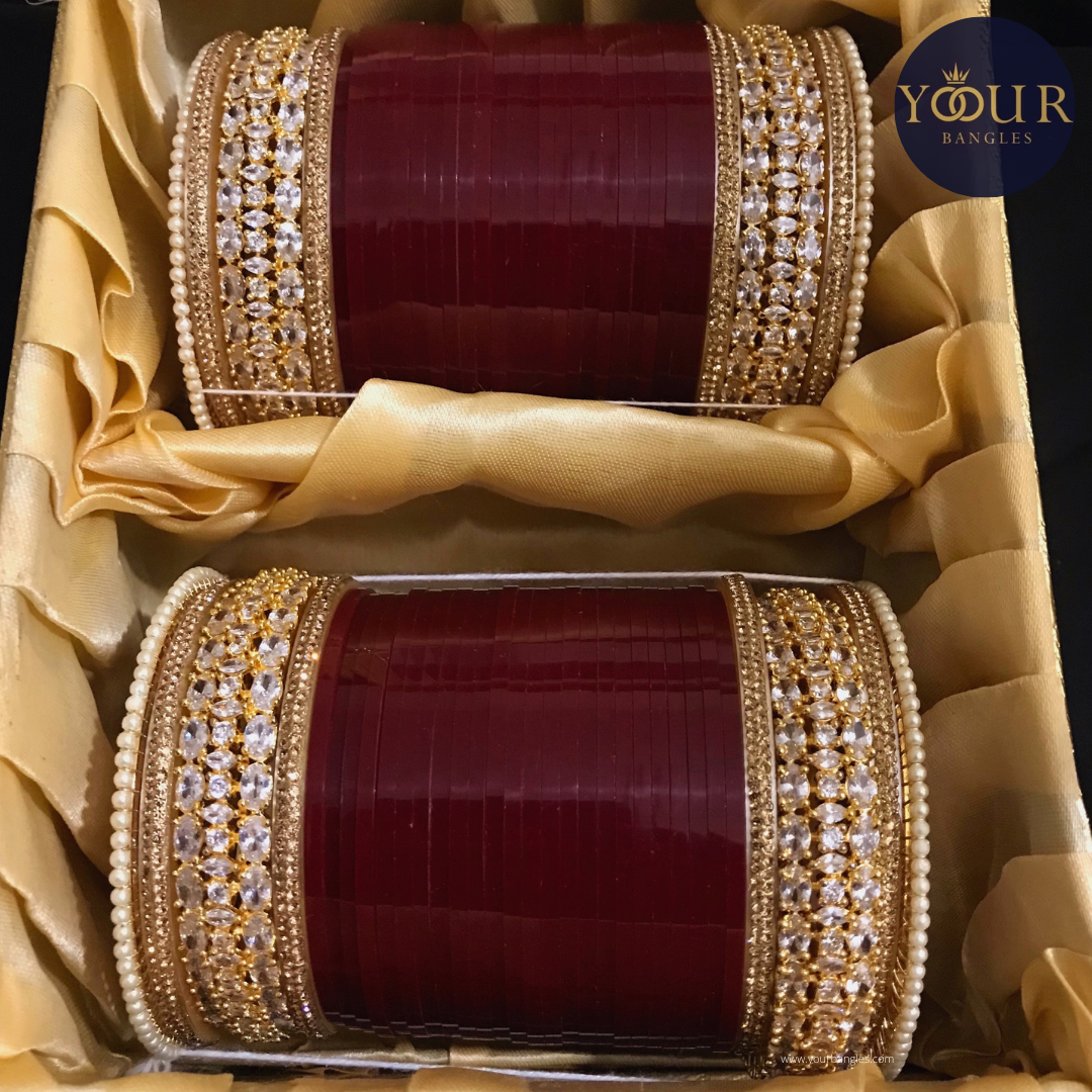 Regal Collection: Heritage Bridal Choora - Golden Bloom