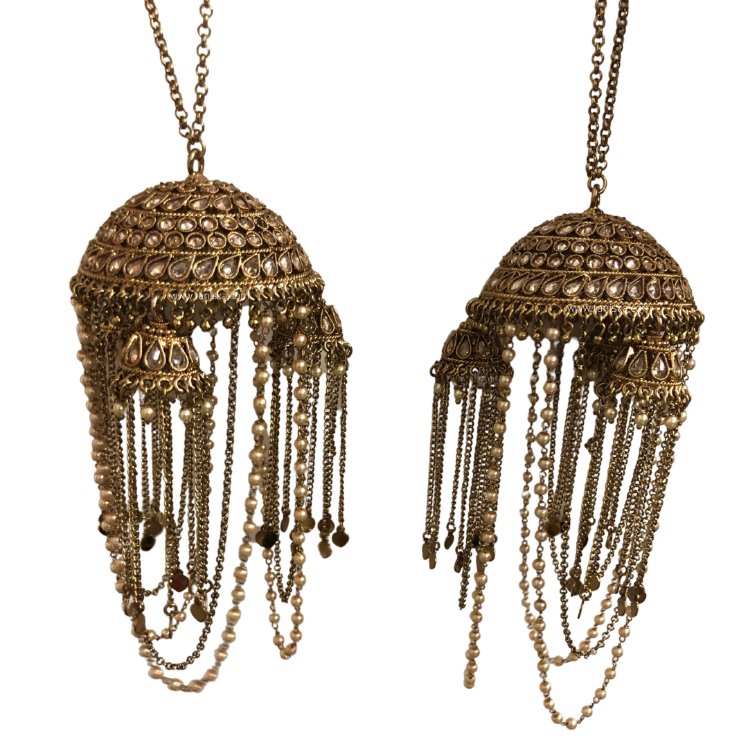 KHUSHI Antique Gold Kaleere