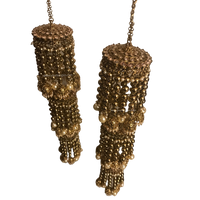 MEHAR Golden 3 Tier Jhoomer Kaleere